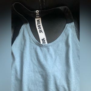 Nike Dri-Fit Elastika Tank Steel Blue Grey Gray NWOT! XS